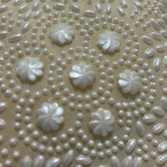 Vintage Pearl Beaded Purse Handbag - Picture 10 of 12
